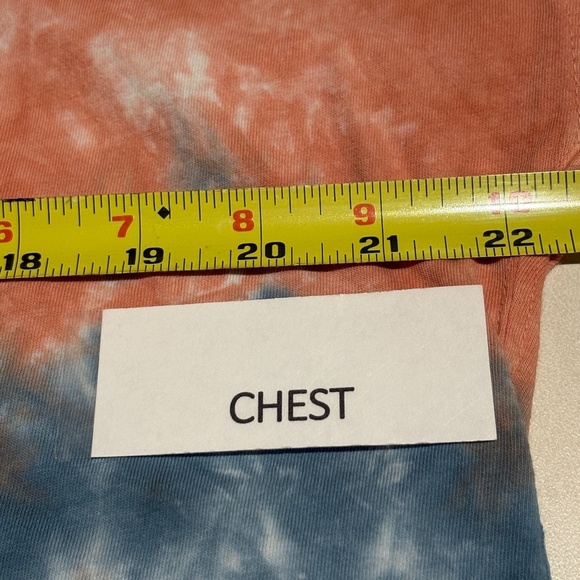 We The Free Women LongSleeve Cotton Tie Dye T-Shirt Sz S Bohemian Hippie 70's - Picture 8 of 10